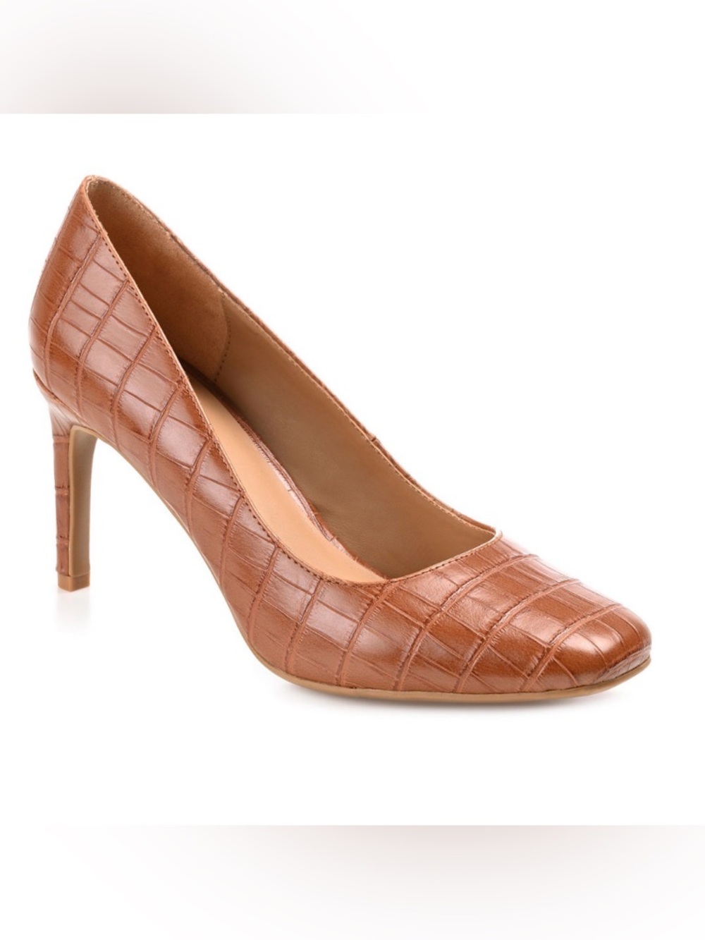 Journee Collection Women's Monalee Snip Toe Dress Pumps Color Brown Size 6.5